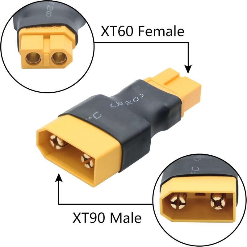 2Pcs/Lot XT90 Male Female to X - đánh giá và giá Drone Battery Adapter